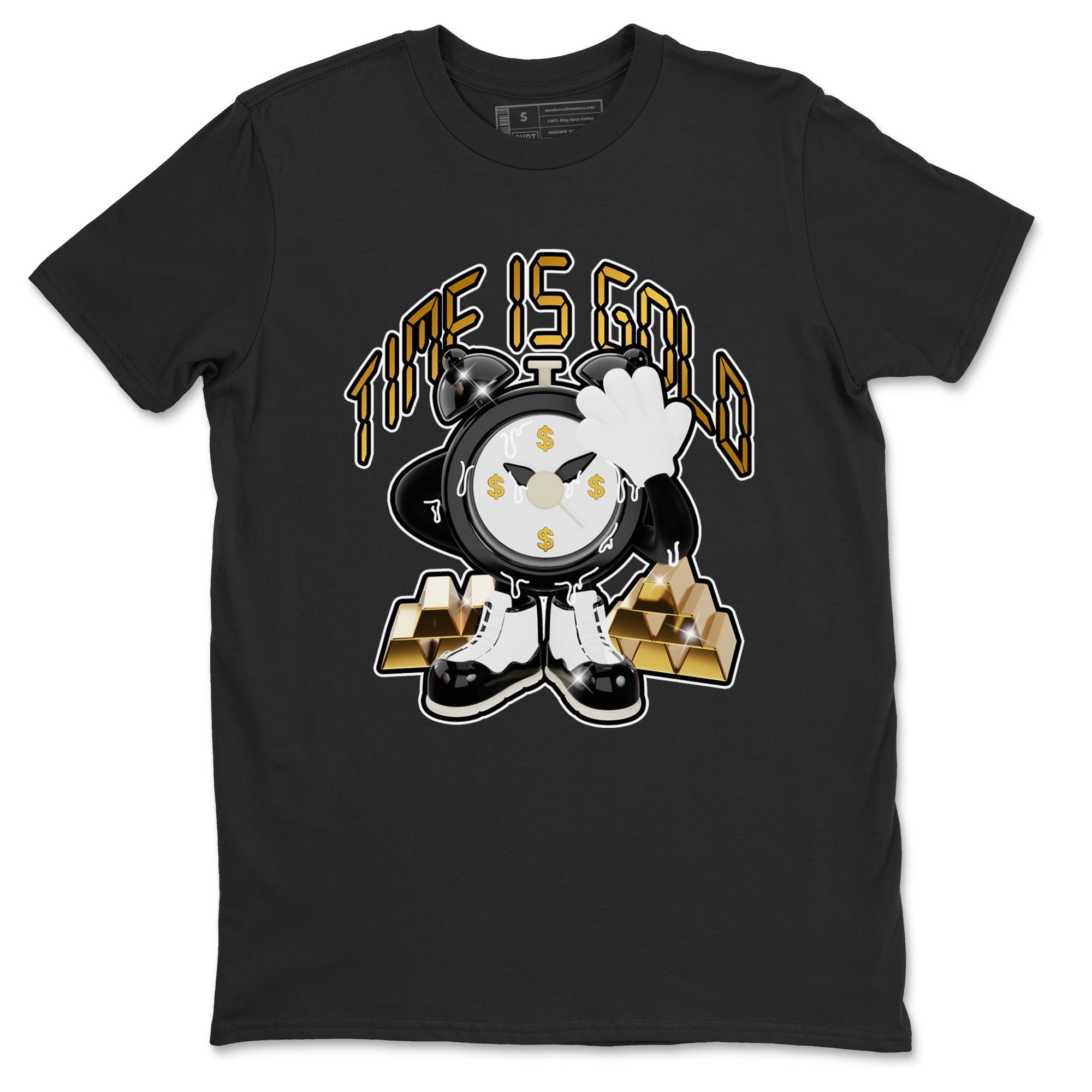 Air Jordan 11 Gratitude shirt to match jordans Time Is Gold sneaker tees AJ11 Gratitude SNRT Sneaker Release Tees Unisex Black 2 T-Shirt