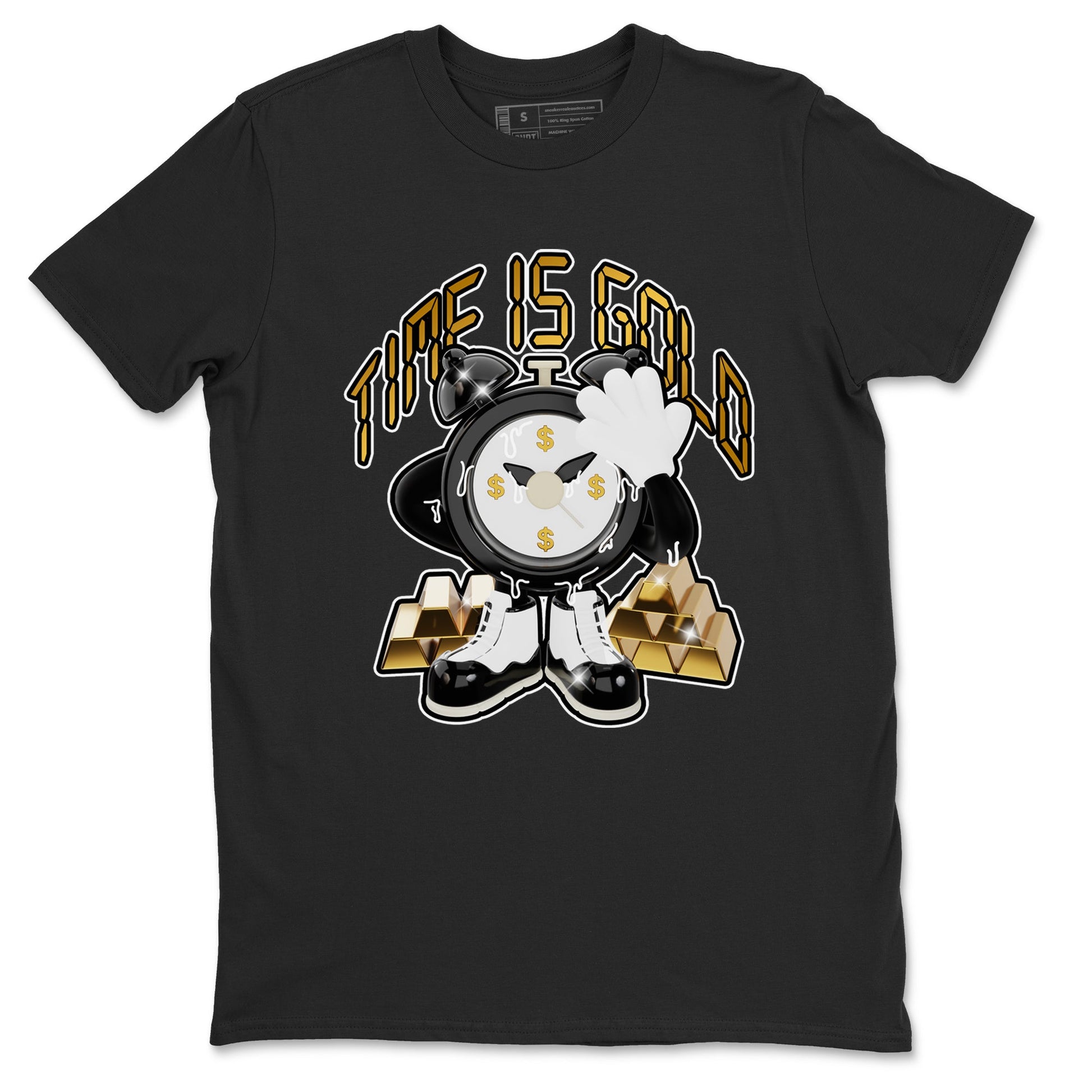 Air Jordan 11 Gratitude shirt to match jordans Time Is Gold sneaker tees AJ11 Gratitude SNRT Sneaker Release Tees Unisex Black 2 T-Shirt