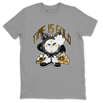 Air Jordan 11 Gratitude shirt to match jordans Time Is Gold sneaker tees AJ11 Gratitude SNRT Sneaker Release Tees Unisex Heather Grey 2 T-Shirt