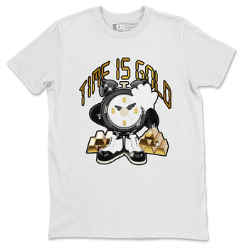 Air Jordan 11 Gratitude shirt to match jordans Time Is Gold sneaker tees AJ11 Gratitude SNRT Sneaker Release Tees Unisex White 2 T-Shirt