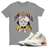 Air Jordan 3 J Balvin shirt to match jordans Time Is Gold sneaker tees AJ3 Balvin  SNRT Sneaker Release Tees LGBTQ Gay Pride T-Shirt Unisex Heather Grey 1 T-Shirt