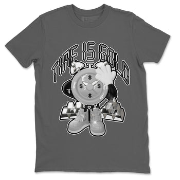 Air Jordan 4 Light Iron Ore shirt to match jordans Time Is Gold sneaker tees AJ4 Frozen Moments SNRT Sneaker Release Tees Unisex Cool Grey 2 T-Shirt