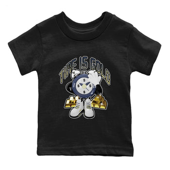 Air Jordan 5 A Ma Maniere x Photon Dust shirt to match jordans Time Is Gold sneaker tees Jordan 5 A Ma Maniere "Dawn" SNRT Sneaker Release Tees Baby Toddler Black 2 T-Shirt