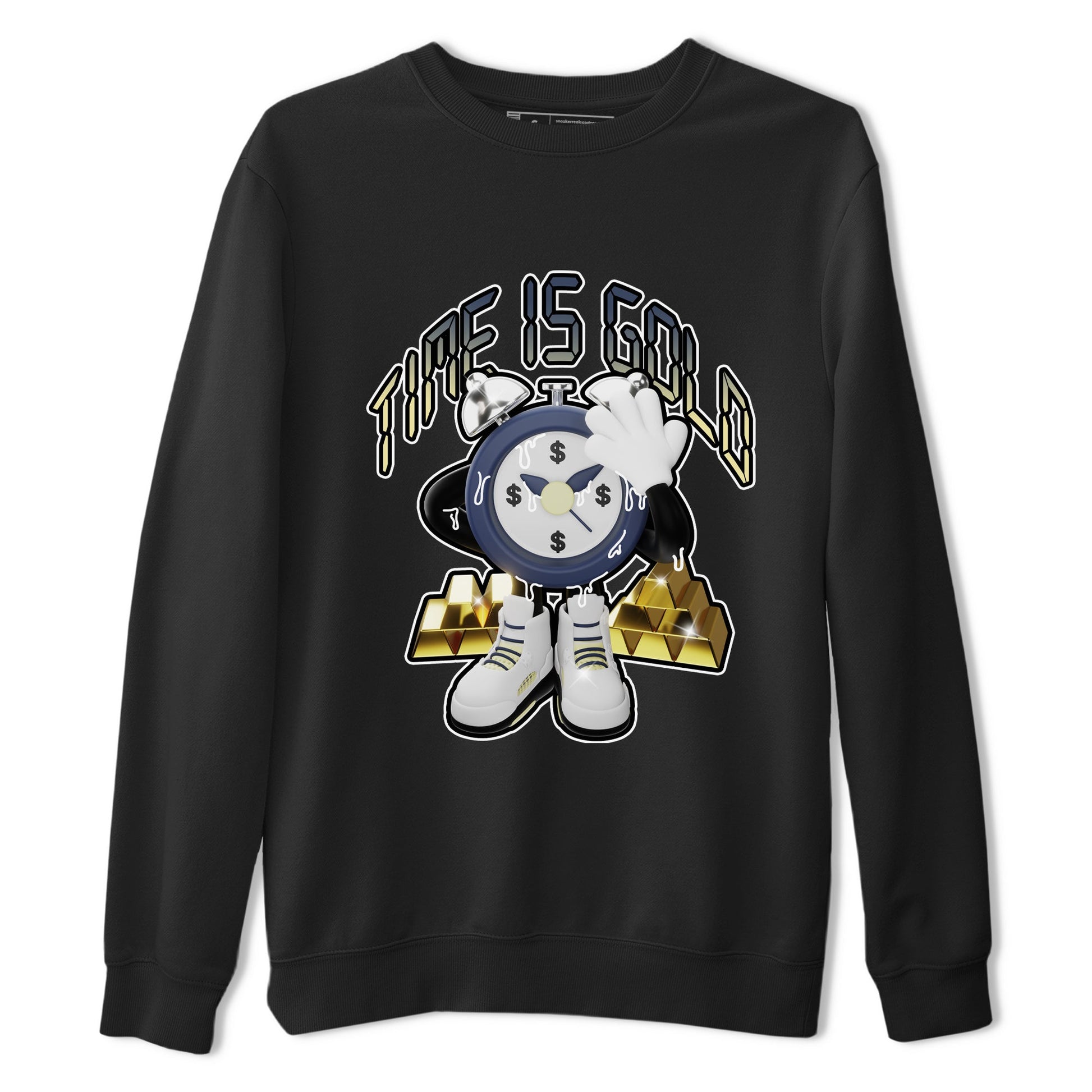 Air Jordan 5 A Ma Maniere x Photon Dust shirt to match jordans Time Is Gold sneaker tees Jordan 5 A Ma Maniere "Dawn" SNRT Sneaker Release Tees Unisex Black 2 T-Shirt