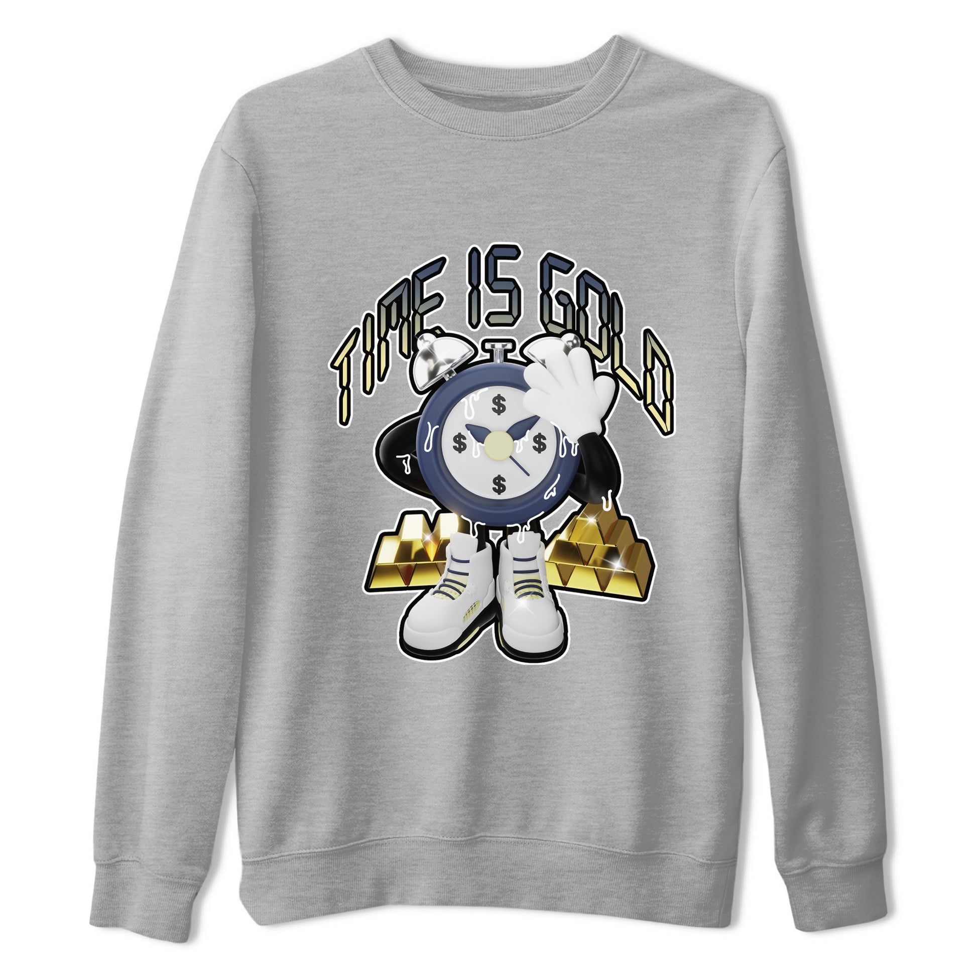 Air Jordan 5 A Ma Maniere x Photon Dust shirt to match jordans Time Is Gold sneaker tees Jordan 5 A Ma Maniere "Dawn" SNRT Sneaker Release Tees Unisex Heather Grey 2 T-Shirt