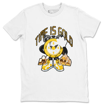 6s Yellow Ochre shirt to match jordans Time Is Gold sneaker tees Air Jordan 6 Yellow Ochre SNRT Sneaker Release Tees Unisex White 2 T-Shirt