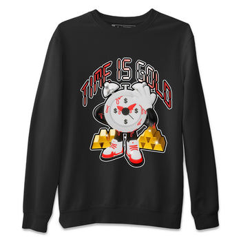 Air Jordan 7 White Infrared shirt to match jordans Time Is Gold sneaker tees AJ7 White Infrared SNRT Sneaker Release Tees Unisex Black 2 T-Shirt