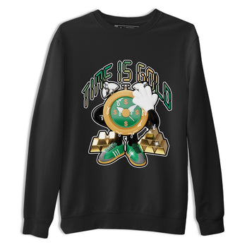Samba Collegiate Green Gum shirt to match jordans Time Is Gold sneaker tees Adidas Green Gum SNRT Sneaker Release Tees Unisex Black 2 T-Shirt
