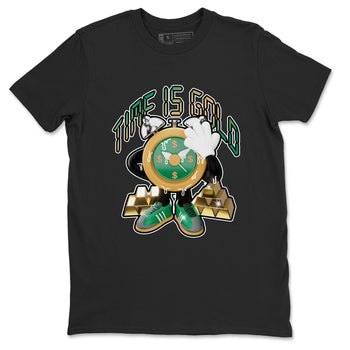 Samba Collegiate Green Gum shirt to match jordans Time Is Gold sneaker tees Adidas Green Gum SNRT Sneaker Release Tees Unisex Black 2 T-Shirt