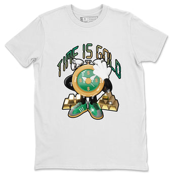 Samba Collegiate Green Gum shirt to match jordans Time Is Gold sneaker tees Adidas Green Gum SNRT Sneaker Release Tees Unisex White 2 T-Shirt