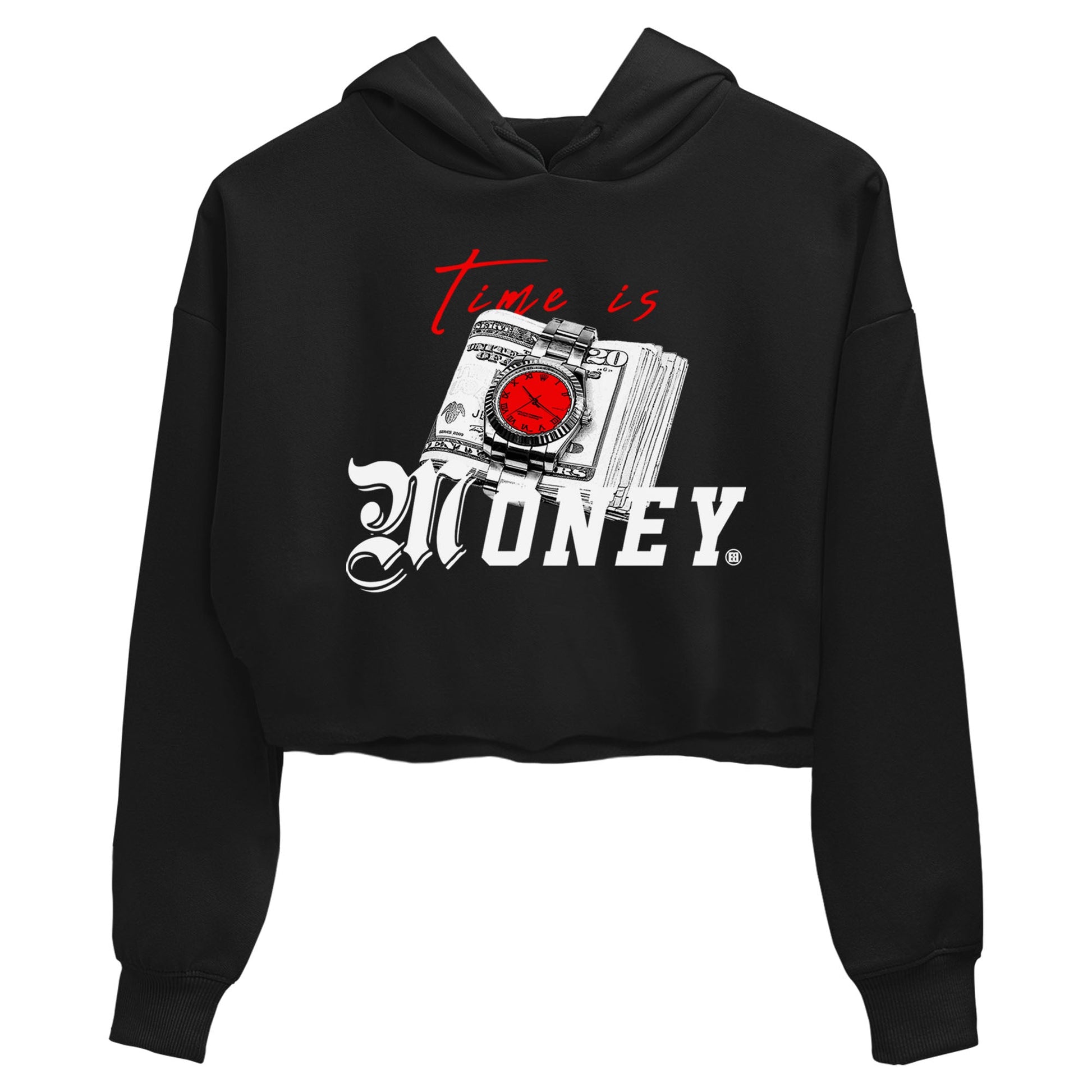 Time Is Money sneaker match tees to Air Jordan 4 Bred Reimagined street fashion brand for shirts to match Jordans SNRT Sneaker Tees Air Jordan 4 Bred Reimagined unisex t-shirt Black 2 crop shirt