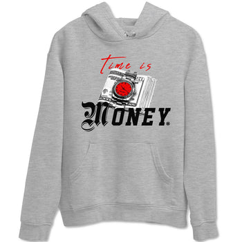 Time Is Money sneaker match tees to Air Jordan 4 Bred Reimagined street fashion brand for shirts to match Jordans SNRT Sneaker Tees Air Jordan 4 Bred Reimagined unisex t-shirt Heather Grey 2 unisex shirt