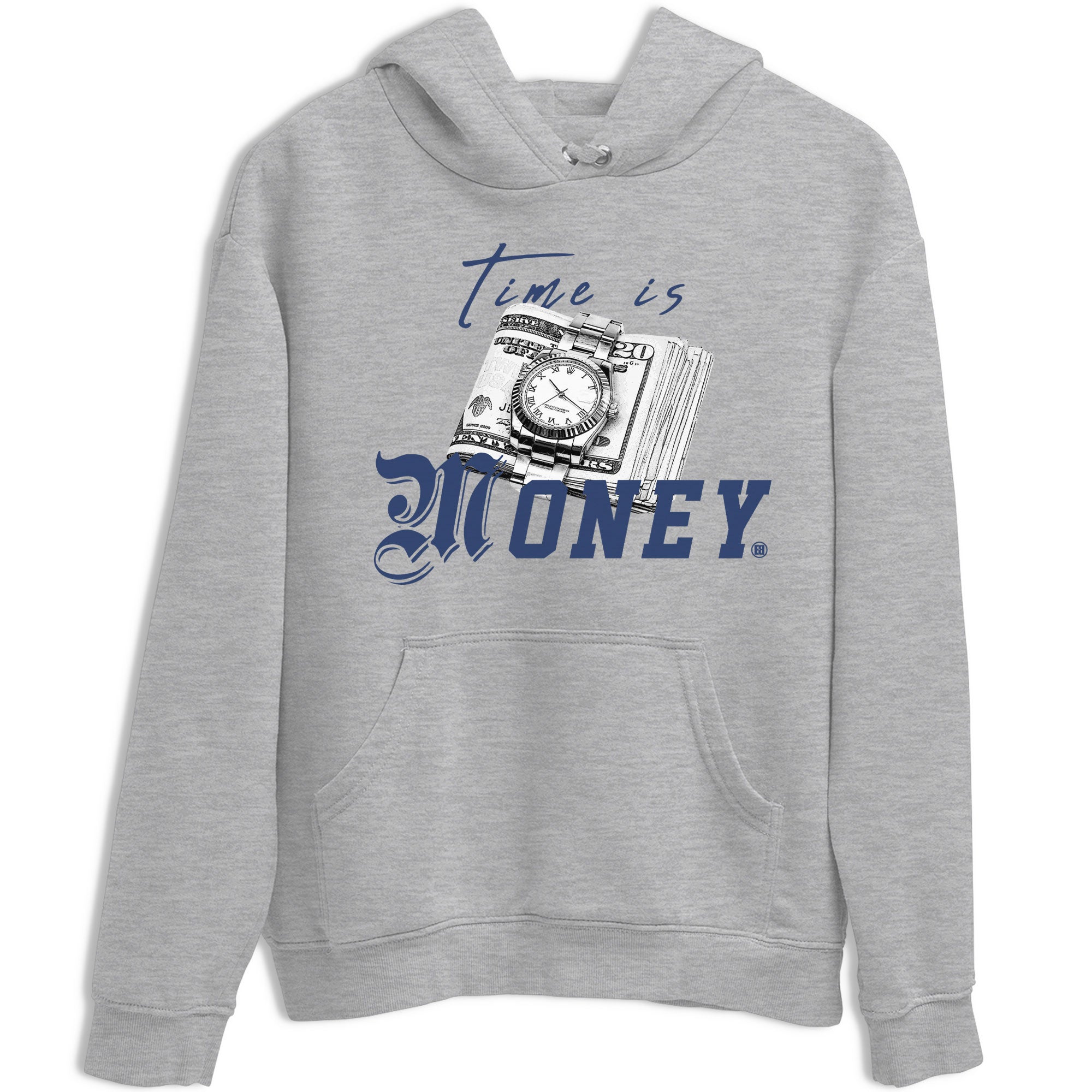 Jordan 5 Retro Midnight Navy shirt to match jordans Time Is Money sneaker tees Air Jordan 5 Georgetown SNRT Sneaker Release Tees Unisex Heather Grey 2 T-Shirt