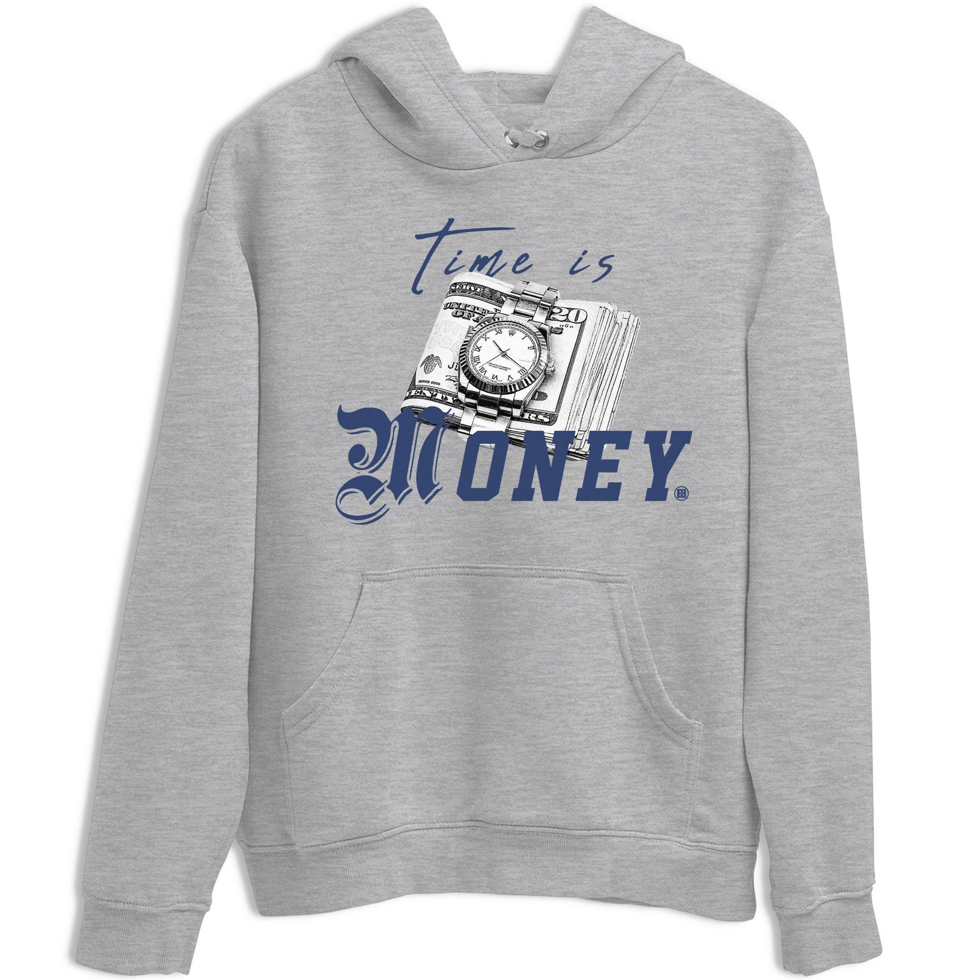 Jordan 5 Retro Midnight Navy shirt to match jordans Time Is Money sneaker tees Air Jordan 5 Georgetown SNRT Sneaker Release Tees Unisex Heather Grey 2 T-Shirt