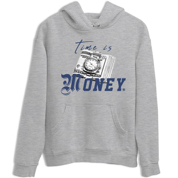 Jordan 5 Retro Midnight Navy shirt to match jordans Time Is Money sneaker tees Air Jordan 5 Georgetown SNRT Sneaker Release Tees Unisex Heather Grey 2 T-Shirt