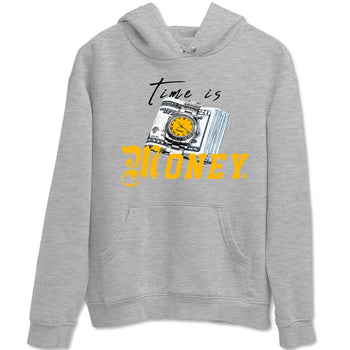 Time Is Money sneaker match tees to Yellow Ochre 6s street fashion brand for shirts to match Jordans SNRT Sneaker Tees Air Jordan 6 Yellow Ochre unisex t-shirt Heather Grey 2 unisex shirt