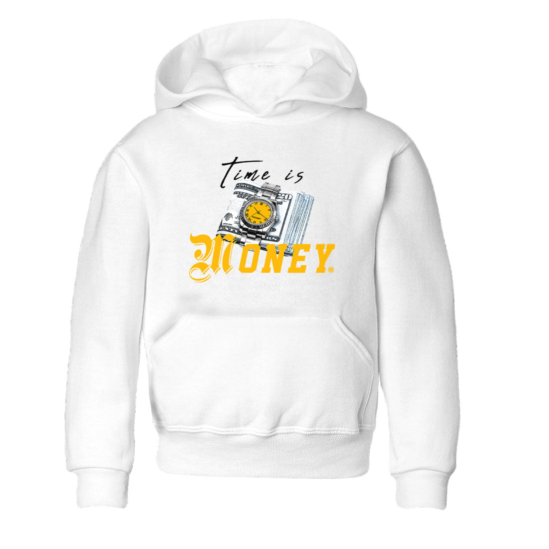 Time Is Money sneaker match tees to Yellow Ochre 6s street fashion brand for shirts to match Jordans SNRT Sneaker Tees Air Jordan 6 Yellow Ochre unisex t-shirt White 2 youth shirt