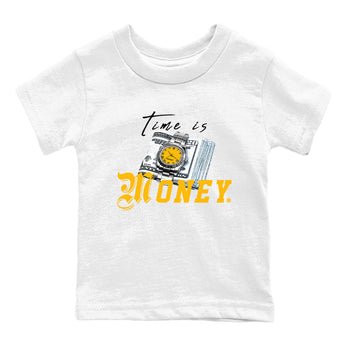 Time Is Money sneaker match tees to Yellow Ochre 6s street fashion brand for shirts to match Jordans SNRT Sneaker Tees Air Jordan 6 Yellow Ochre unisex t-shirt White 2 youth shirt