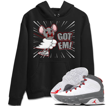Jordan 9 Fire Red Sneaker Match Tees T&J Got Em Sneaker Tees Jordan 9 Fire Red Sneaker Release Tees Unisex Shirts