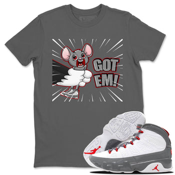Jordan 9 Fire Red Sneaker Match Tees T&J Got Em Sneaker Tees Jordan 9 Fire Red Sneaker Release Tees Unisex Shirts