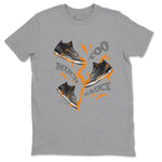 3s Fear shirt to match jordans Too Much Sauce sneaker tees Air Jordan 3 Fear SNRT Sneaker Release Tees Unisex Heather Grey 2 T-Shirt