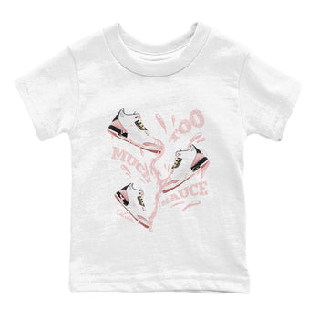 Air Jordan 3 GS Vintage Floral shirt to match jordans Too Much Sauce sneaker tees Air Jordan 3 Vintage Floral SNRT sneaker release tees baby toddler White 2 cotton Shirt