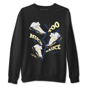 Air Jordan 5 A Ma Maniere x Photon Dust shirt to match jordans Too Much Sauce sneaker tees Jordan 5 A Ma Maniere "Dawn" SNRT Sneaker Release Tees Unisex Black 2 T-Shirt