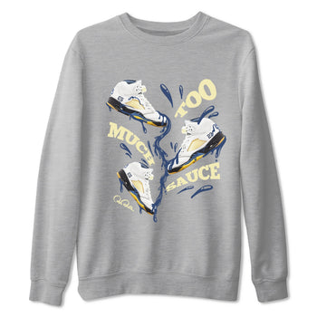 Air Jordan 5 A Ma Maniere x Photon Dust shirt to match jordans Too Much Sauce sneaker tees Jordan 5 A Ma Maniere "Dawn" SNRT Sneaker Release Tees Unisex Heather Grey 2 T-Shirt