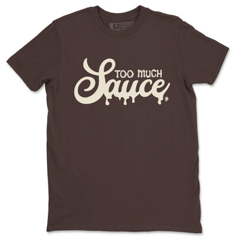 Dunk Low WMNS Cacao Wow sneaker shirt to match jordans Too Much Sauce sneaker tees Dunk Cacao Wow SNRT Sneaker Tees Crew Neck Unisex Cotton Sneaker T-Shirt Dark Chocolate 2 T-Shirt