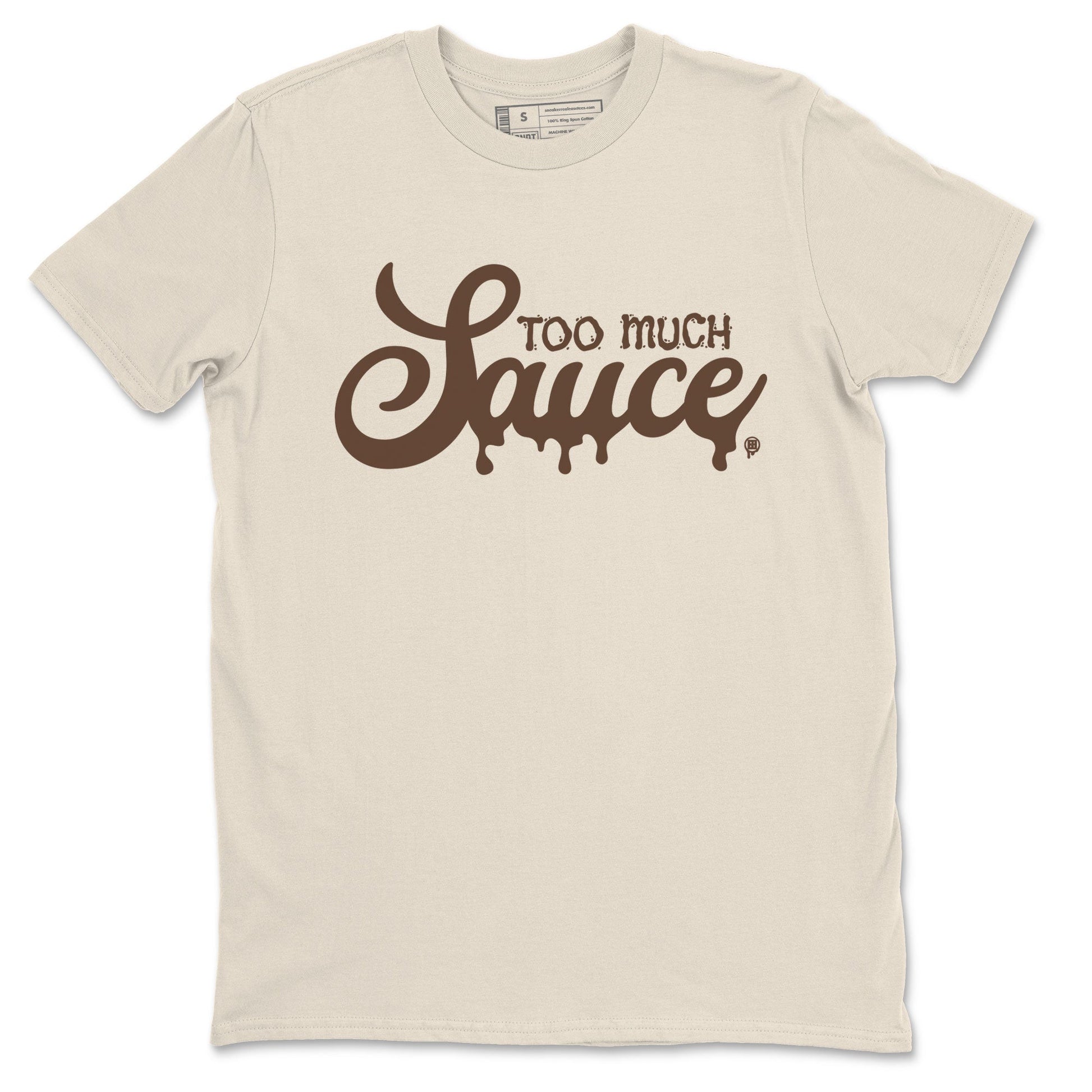 Dunk Low WMNS Cacao Wow sneaker shirt to match jordans Too Much Sauce sneaker tees Dunk Cacao Wow SNRT Sneaker Tees Crew Neck Unisex Cotton Sneaker T-Shirt Natural 2 T-Shirt