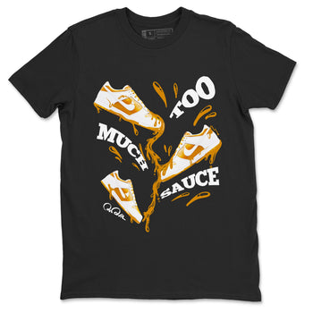 Dunk Dark Curry shirt to match jordans Too Much Sauce sneaker tees AJ1 Low Dark Curry SNRT Sneaker Release Tees unisex cotton Black 2 crew neck shirt