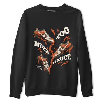 Dunk Red Panda shirt to match jordans Too Much Sauce sneaker tees Nike Dunk LowRed Panda SNRT Sneaker Release Tees Unisex Black 2 T-Shirt