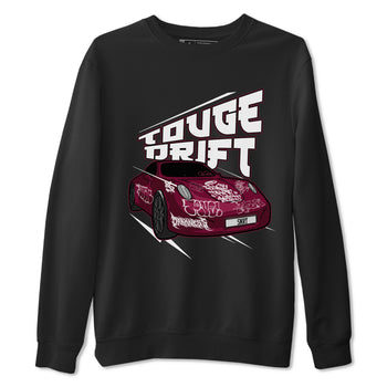 Air Jordan 1 Metallic Burgundy shirt to match jordans Touge Drift sneaker tees AJ1 Metallic Burgundy SNRT Sneaker Release Tees Unisex Black 2 T-Shirt