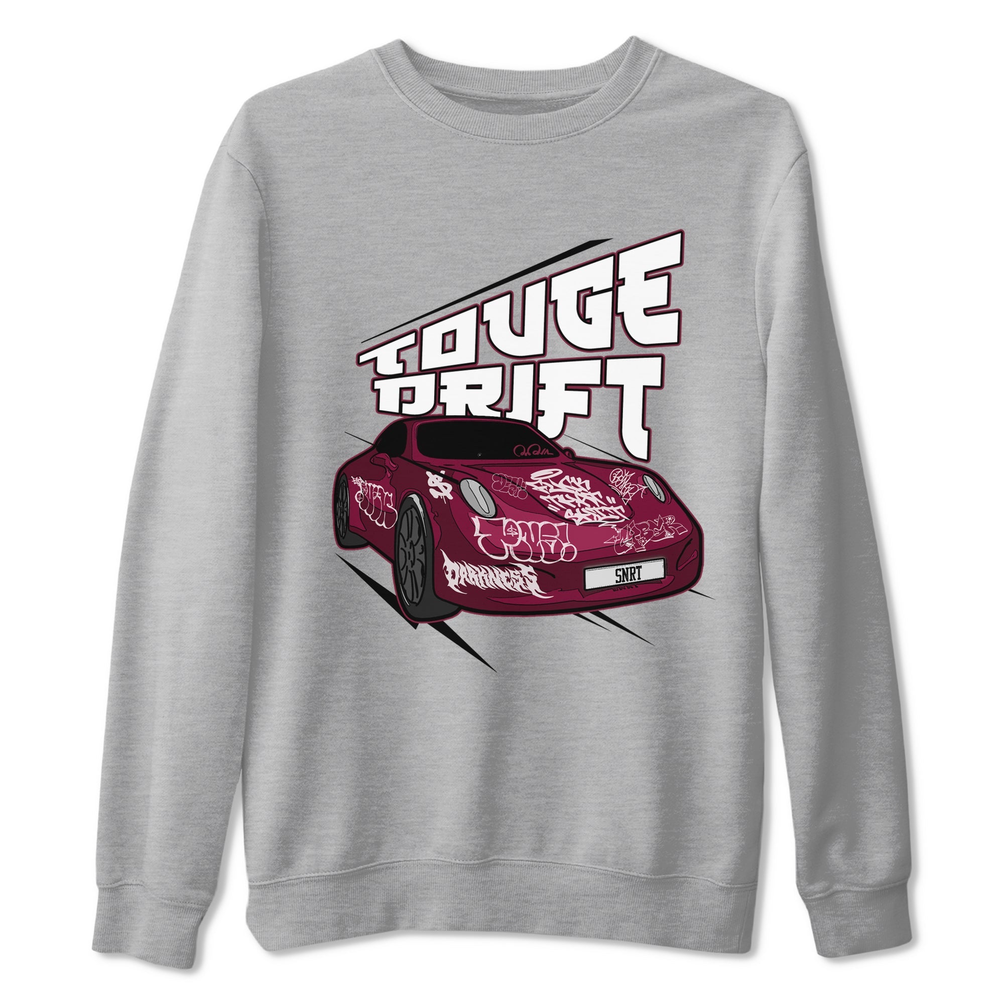 Air Jordan 1 Metallic Burgundy shirt to match jordans Touge Drift sneaker tees AJ1 Metallic Burgundy SNRT Sneaker Release Tees Unisex Heather Grey 2 T-Shirt