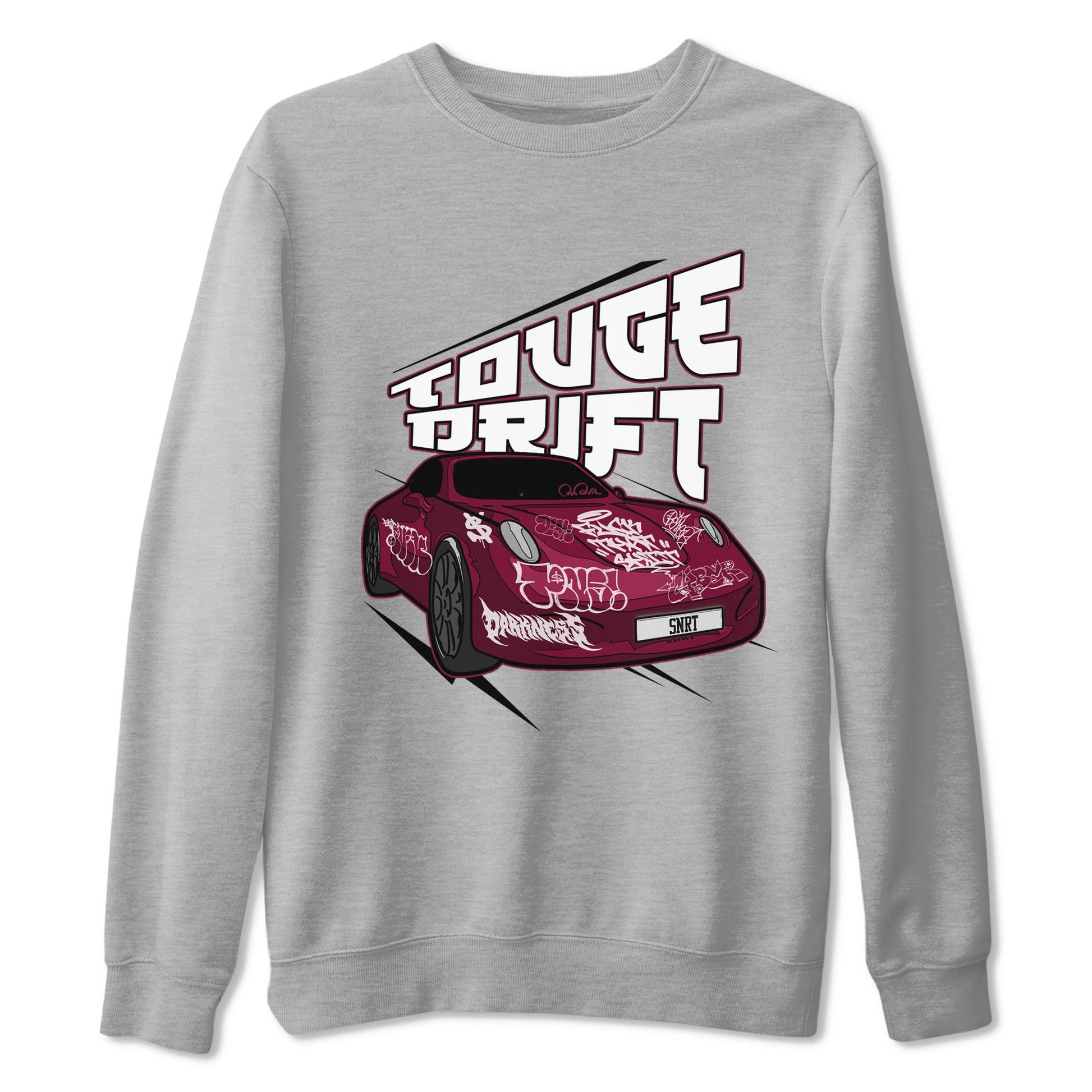 Air Jordan 1 Metallic Burgundy shirt to match jordans Touge Drift sneaker tees AJ1 Metallic Burgundy SNRT Sneaker Release Tees Unisex Heather Grey 2 T-Shirt