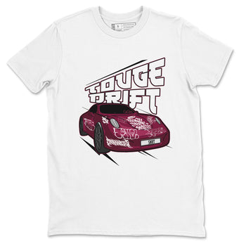 Air Jordan 1 Metallic Burgundy shirt to match jordans Touge Drift sneaker tees AJ1 Metallic Burgundy SNRT Sneaker Release Tees Unisex White 2 T-Shirt