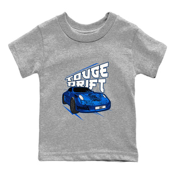 Air Jordan 1 Royal Imagined shirt to match jordans Touge Drift sneaker tees AJ1 Royal Imagined SNRT Sneaker Release Tees Baby Toddler Heather Grey 2 T-Shirt