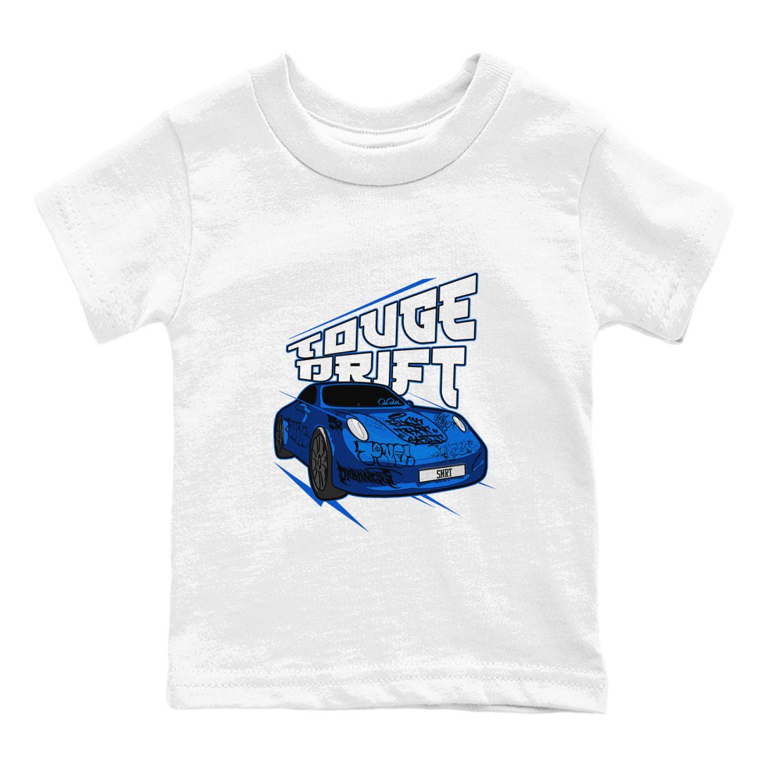 Air Jordan 1 Royal Imagined shirt to match jordans Touge Drift sneaker tees AJ1 Royal Imagined SNRT Sneaker Release Tees Baby Toddler White 2 T-Shirt