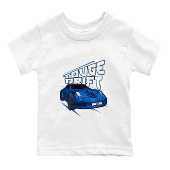 Air Jordan 1 Royal Imagined shirt to match jordans Touge Drift sneaker tees AJ1 Royal Imagined SNRT Sneaker Release Tees Baby Toddler White 2 T-Shirt