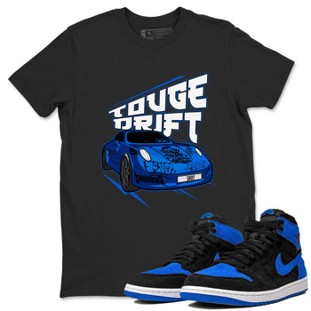 Air Jordan 1 Royal Imagined shirt to match jordans Touge Drift sneaker tees AJ1 Royal Imagined SNRT Sneaker Release Tees Unisex Black 1 T-Shirt