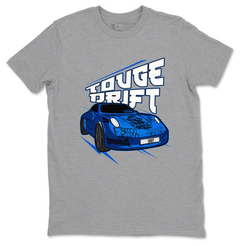 Air Jordan 1 Royal Imagined shirt to match jordans Touge Drift sneaker tees AJ1 Royal Imagined SNRT Sneaker Release Tees Unisex Heather Grey 2 T-Shirt