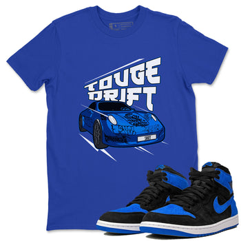 Air Jordan 1 Royal Imagined shirt to match jordans Touge Drift sneaker tees AJ1 Royal Imagined SNRT Sneaker Release Tees Unisex Royal Blue 1 T-Shirt