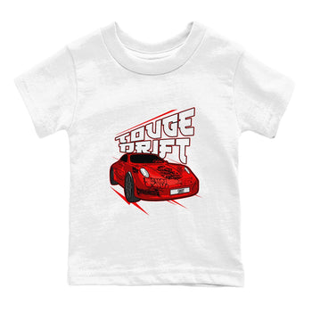 Air Jordan 12 Cherry shirt to match jordans Touge Drift sneaker tees AJ12 Cherry SNRT Sneaker Release Tees Baby Toddler White 2 T-Shirt