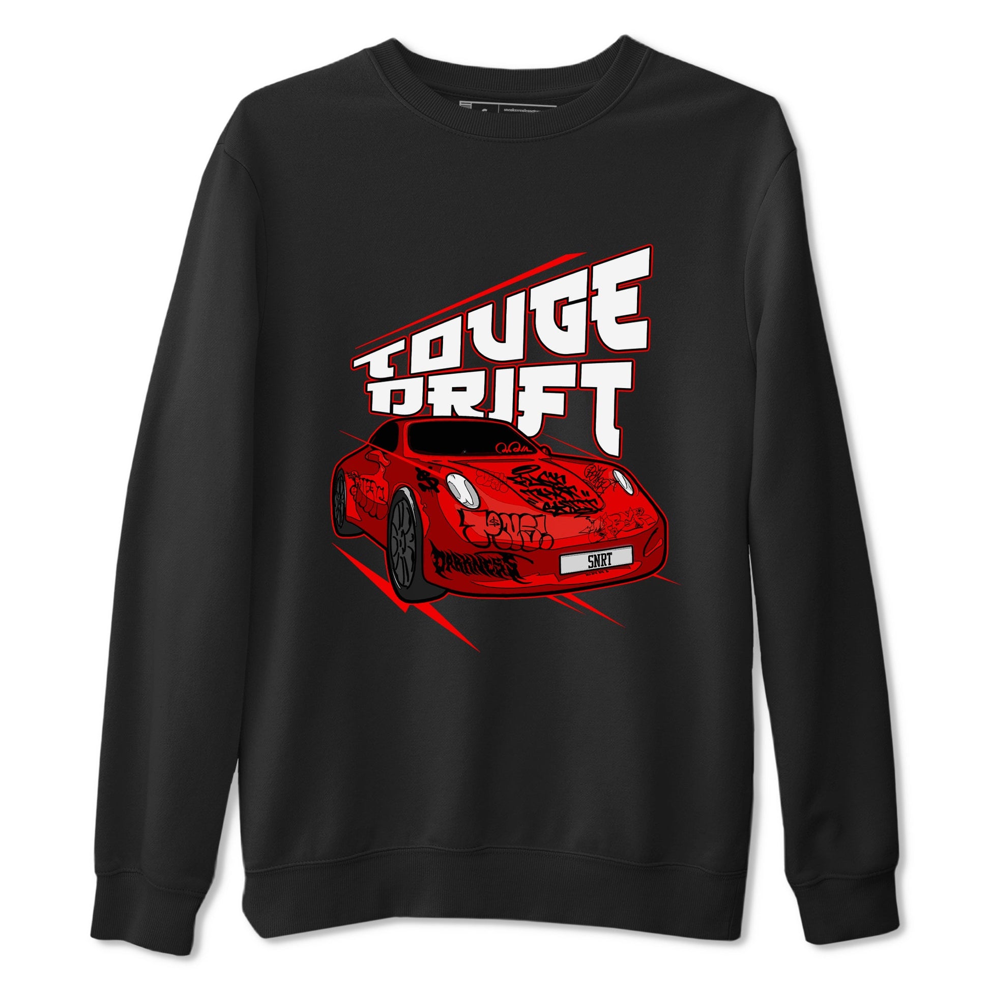 Air Jordan 12 Cherry shirt to match jordans Touge Drift sneaker tees AJ12 Cherry SNRT Sneaker Release Tees Unisex Black 2 T-Shirt