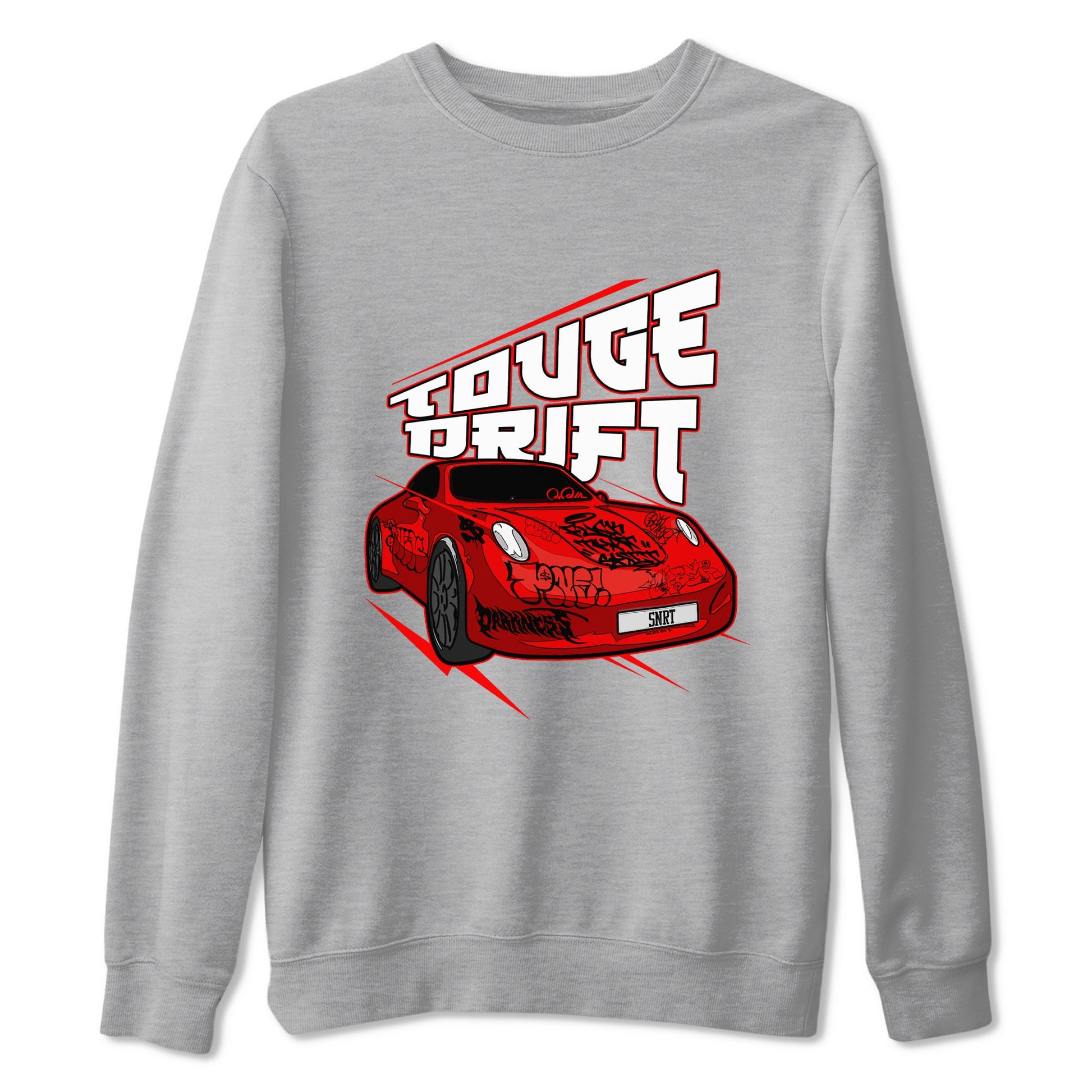 Air Jordan 12 Cherry shirt to match jordans Touge Drift sneaker tees AJ12 Cherry SNRT Sneaker Release Tees Unisex Heather Grey 2 T-Shirt