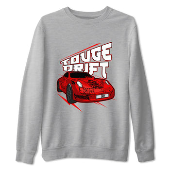 Air Jordan 12 Cherry shirt to match jordans Touge Drift sneaker tees AJ12 Cherry SNRT Sneaker Release Tees Unisex Heather Grey 2 T-Shirt
