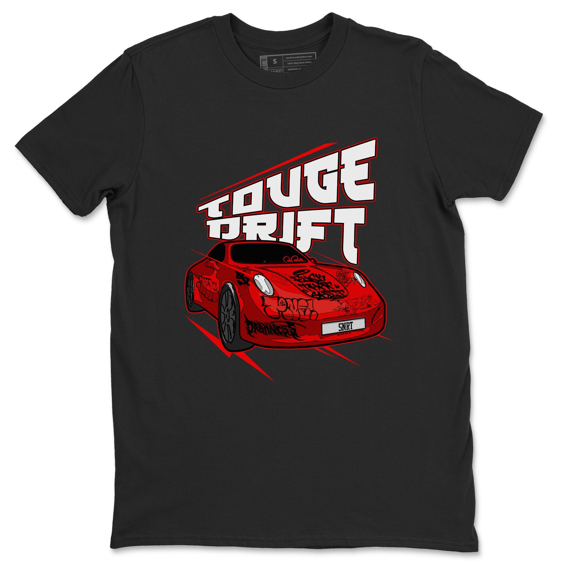 Air Jordan 12 Cherry shirt to match jordans Touge Drift sneaker tees AJ12 Cherry SNRT Sneaker Release Tees Unisex Black 2 T-Shirt