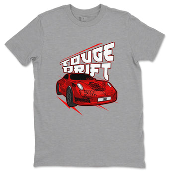 Air Jordan 12 Cherry shirt to match jordans Touge Drift sneaker tees AJ12 Cherry SNRT Sneaker Release Tees Unisex Heather Grey 2 T-Shirt