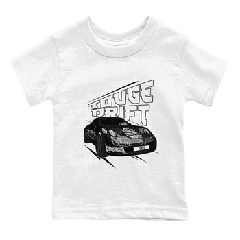 14s Panda shirt to match jordans Touge Drift sneaker tees Air Jordan 14 Panda SNRT Sneaker Release Tees Baby Toddler White 2 T-Shirt