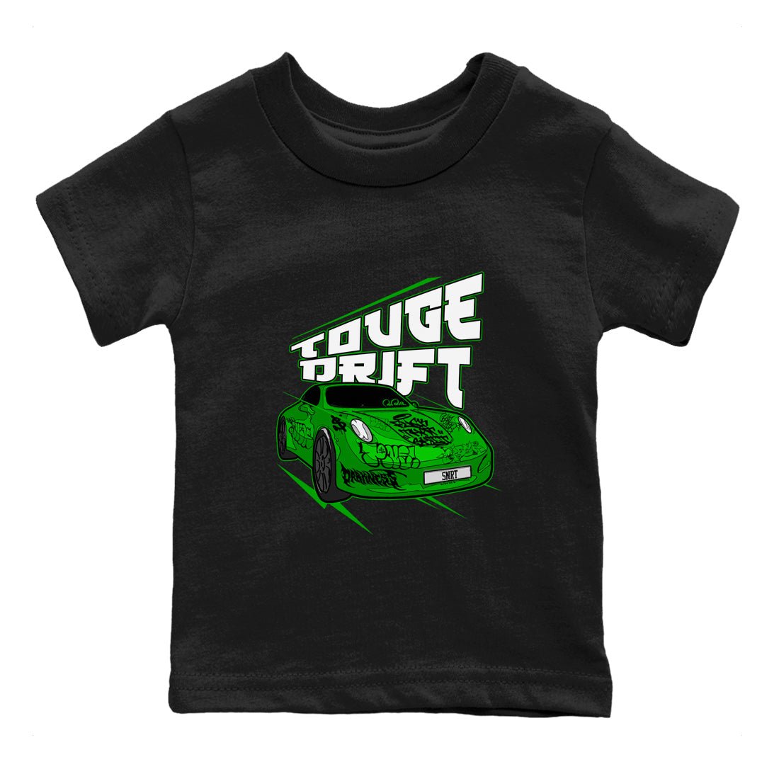 Air Jordan 5 Lucky Green shirt to match jordans Touge Drift sneaker tees AJ5 Lucky Green SNRT Sneaker Release Tees Baby Toddler Black 2 T-Shirt